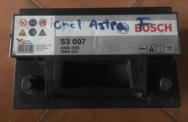 Bosch S3 007 12V 70AH 640A akkumulátor eladó