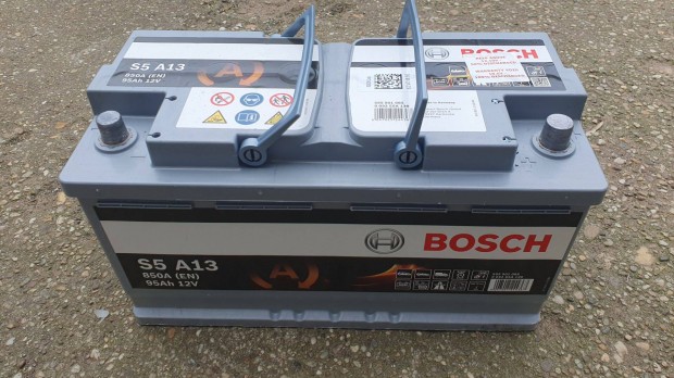 Bosch S5 A13 95Ah 850A akkumultor jszer llapotban