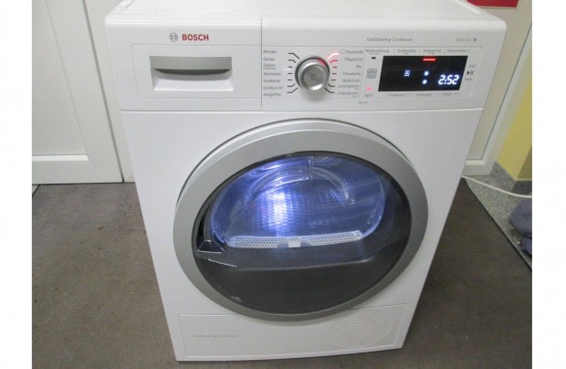 Bosch Serie 8 hszivattys szrtgp 8kg tltettel A+++