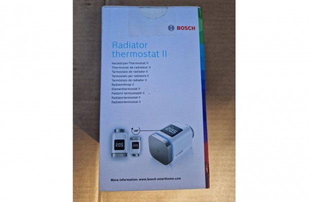 Bosch Smart Home Intelligens raditor Okos termosztt II