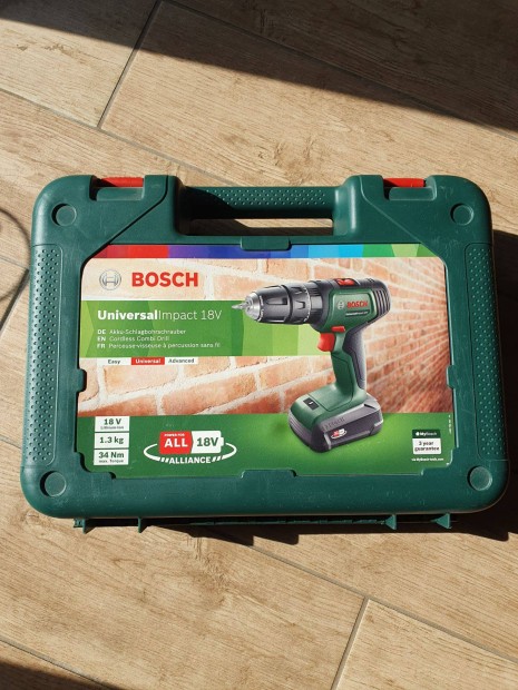 Bosch Universalimpact Akkus ktfokozat tvefr-csavarozgp +extra