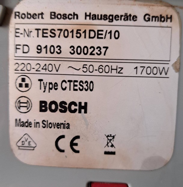 Bosch Verobar 100 kvgp kvfz kv fz alkatrszei