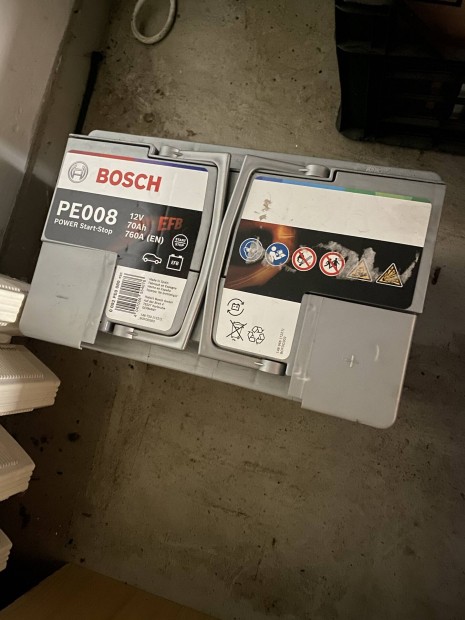 Bosch akksi 70AH 760A start stop