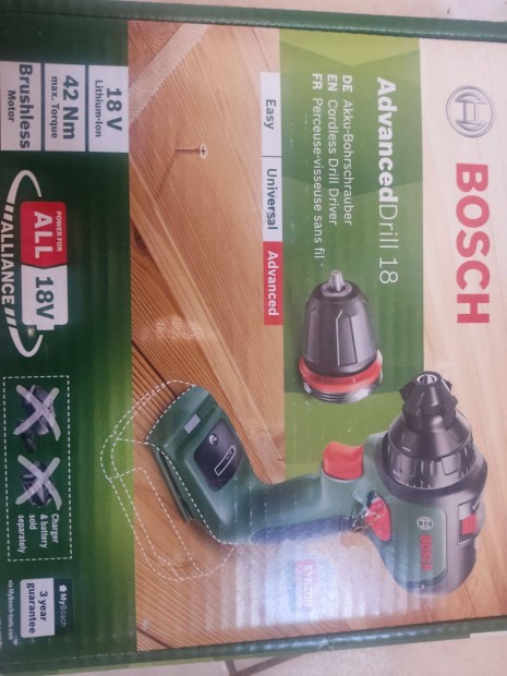 Bosch akkus fr csavaroz 18V Tltvel,aksival j