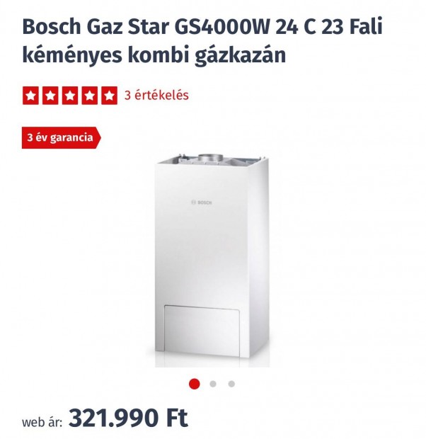 Bosch fali kmnyes kombi gzkazn