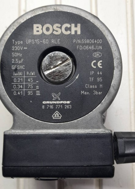 Bosch grundfos 15-60 RLE Euroline szivatty 