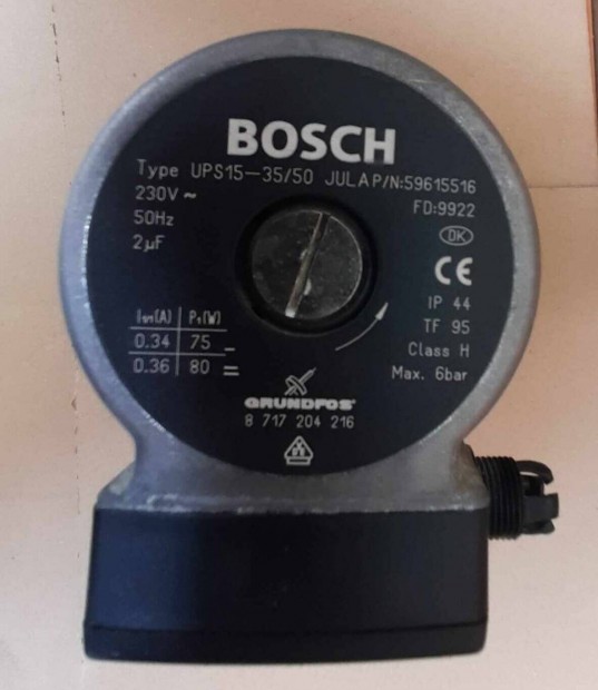 Bosch grundfos ups 15-35/50 szivatty 