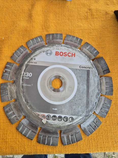 Bosch gymnt vgtrcsa prszor hasznlt