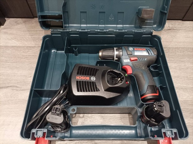 Bosch heavy duty12v frcsavaroz/csavarbehajt tltvel + 3 db aksi!