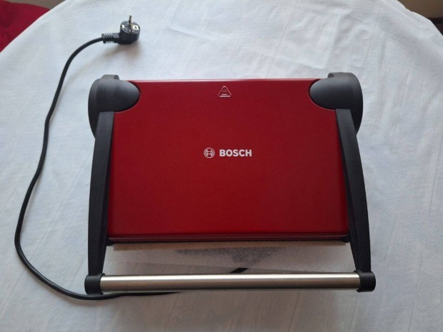 Bosch kontaktgrill, 2000W, nagy mret grillfellet, piros