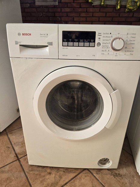 Bosch mosgp hibtlan mkdssel 1000 fordulattal 6kg ruha kapacits