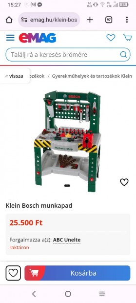 Bosch munkapad 