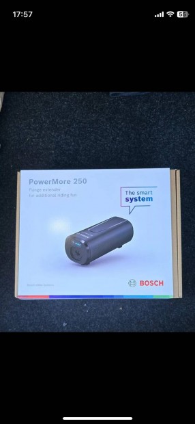 Bosch powermore 250 smart system ebike akkumultor, range extender j