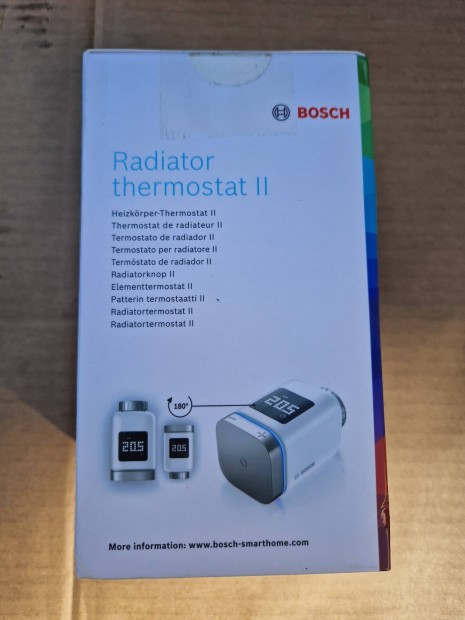 Bosch smart Home intelligens raditor okos termosztt II j!