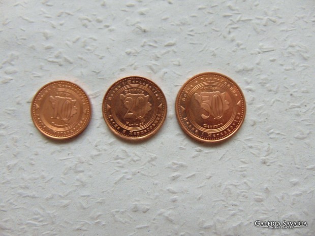 Bosznia Hercegovina 10 - 20 - 50 pfennig 1998 Nagyon szép
