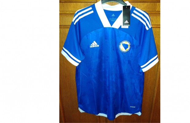 Bosznia-Hercegovina válogatott eredeti adidas 2020-22 mez (L)