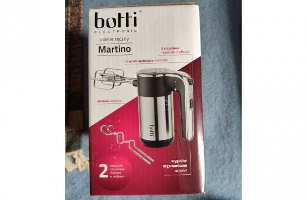 Botti "Martino" prmium elektromos kzi mixer, habver, bontatlan j