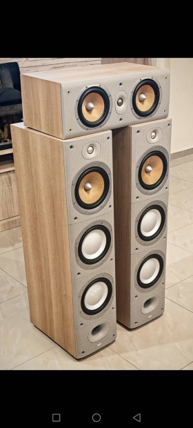 Bowers & Wilkins B&W DM603 S3 + LCR 600 S3 hangfalpr hzimozi hangfal