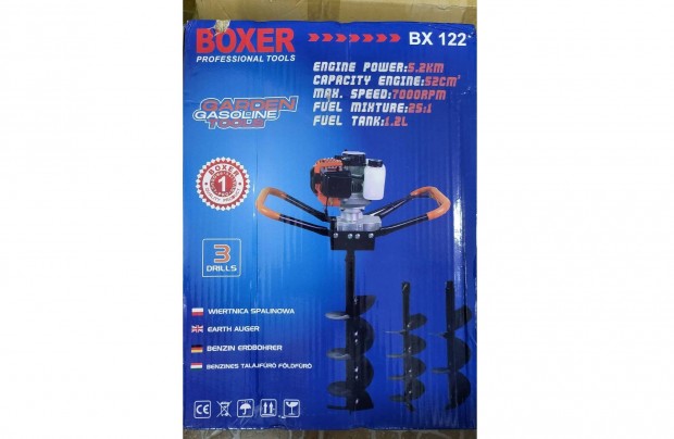 Boxer benzines benzinmotoros talajfr fldfr lyukfr 5,2LE 52cm3