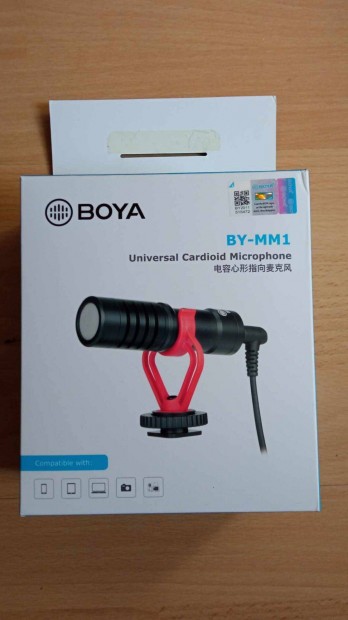 Boya BY-MM1 Univerzlis Mini video mikrofon 4500 Ft