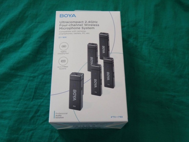 Boya by-W4 kamera, PC s mobil mikrofon, ngycsatorns
