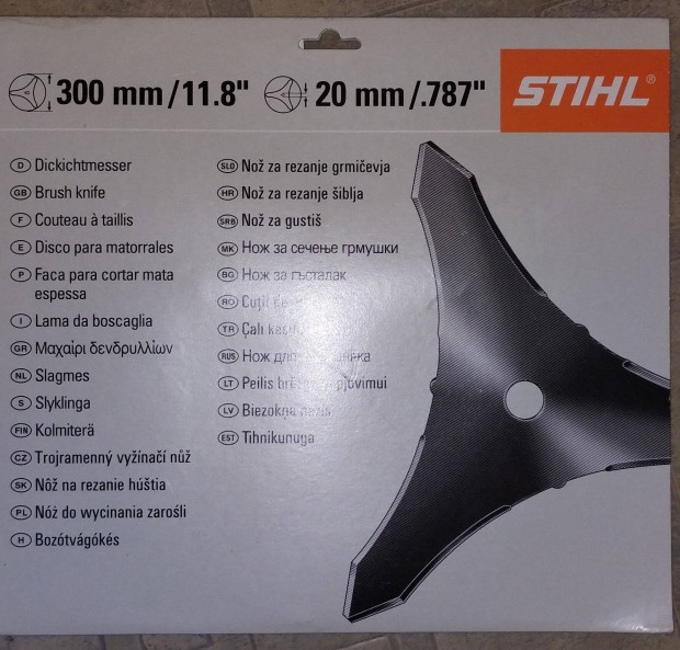 Boztvg ks 3 l Stihl (300x20) - j!!! Bontatlan