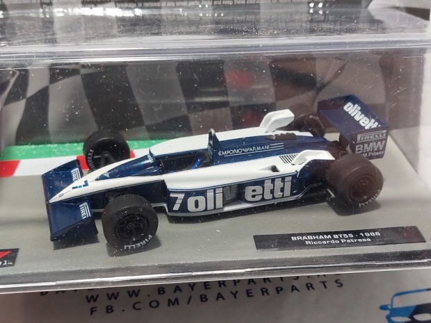Brabham BT55 F1 #7 (1986) - Riccardo Patrese -  Altaya - 1:43