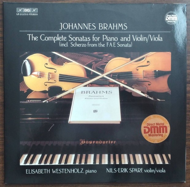 Brahms - Complete violin Sonatas - BIS 2LP