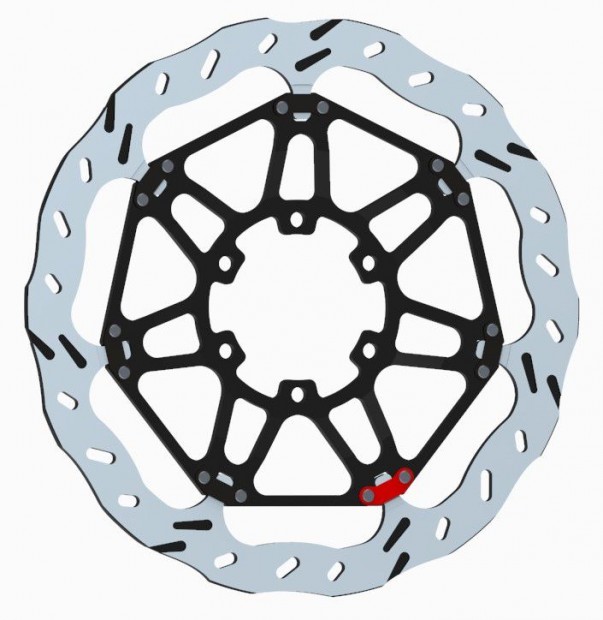 Braking EPTA Wave EPR155L 320 mm úszó féktárcsa