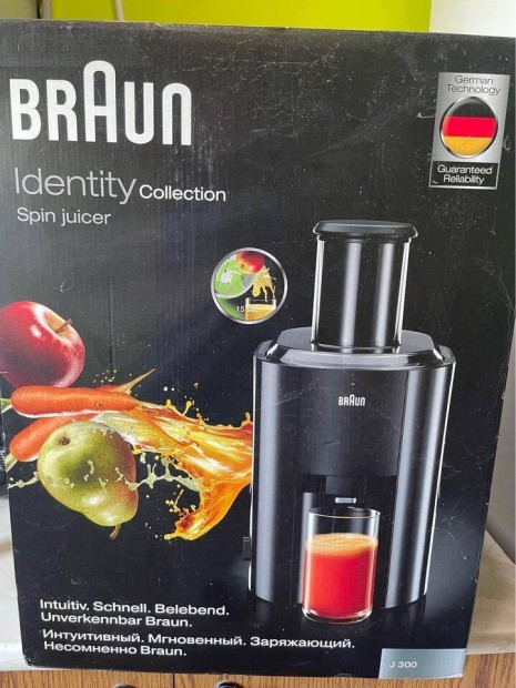 Braun Spin Juicer J300 gymlcsprs