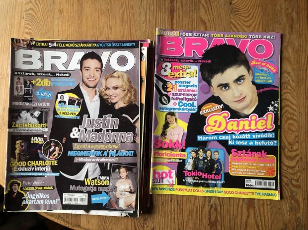 Bravo magazin, retr tini jsg 850 Ft/db