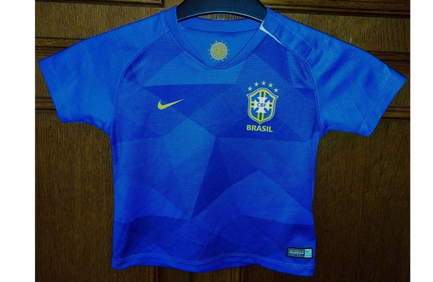 Brazil vlogatott 2018-as kk eredeti Nike baby mez (80-85)