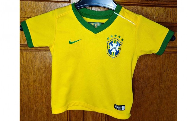 Brazil vlogatott eredeti Nike 2014-es baby mez (70-75)