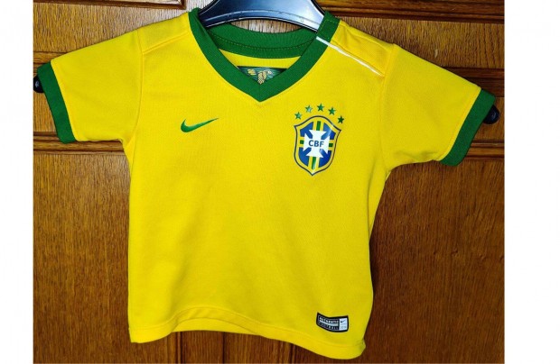 Brazil válogatott sárga eredeti Nike 2014-es baby mez (70-75)