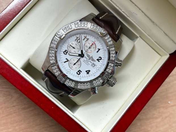 Breitling Super Avenger Chronograph Diamond 48 Lgsw