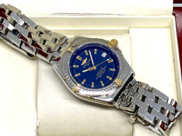 Breitling Windrider Wings arany-acél 38 szervizelve garanciával Lgsw