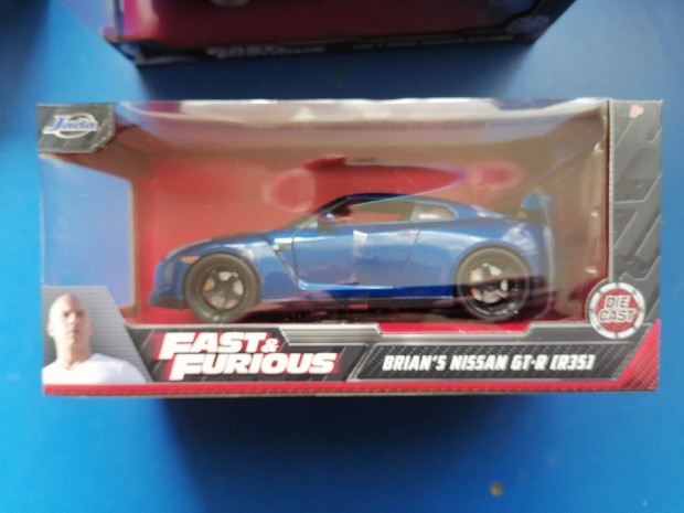 Brian's j 2009 Nissan GT-R Fast and Furious 1:24 Modell aut