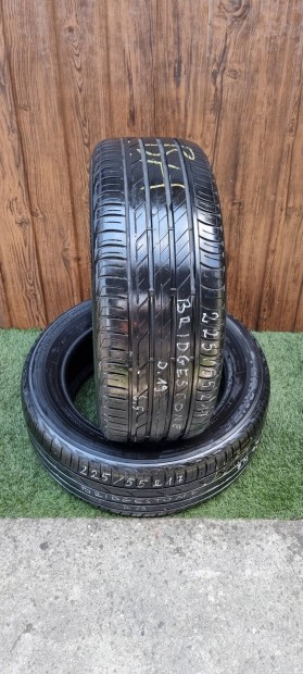 Bridgestone 225/55 R17 6,5mm 2019-es Nyri Gumiabroncs 2db