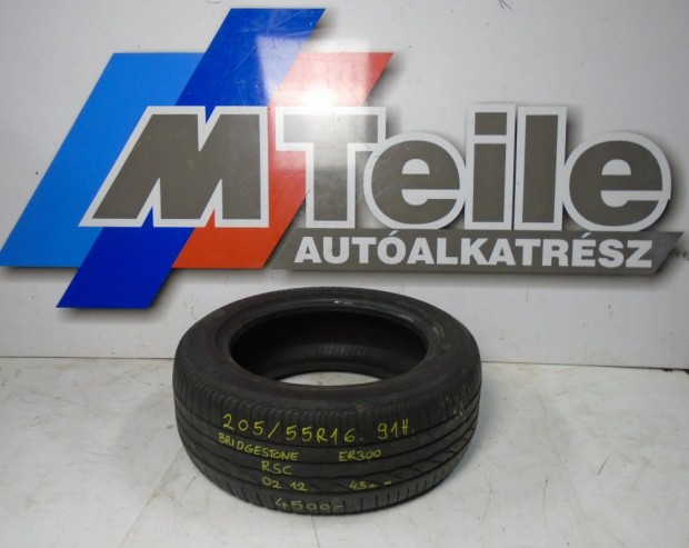 Bridgestone Turanza ER300 RSC 205/55R16 91H DOT:0212, 4,5 mm