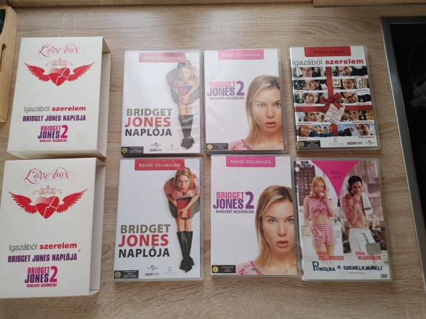 Bridget Jones naplja Love Box dszdobozos 3 DVD-s kiads 3 film (Ren