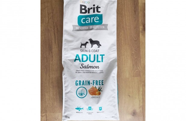 Brit Care Dog Grain-free Adult lazac, burgonya 8,8 kg