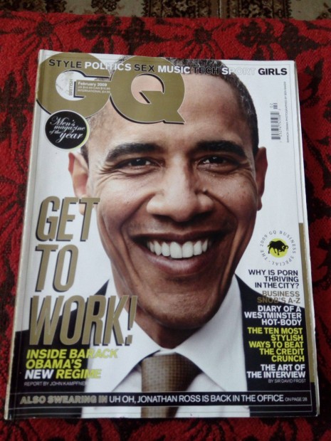 British GQ magazin 2009 februri szma elad (Barack Obama)!