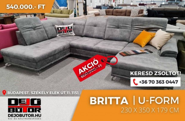 Britta kanap sarok gray lgarnitra 230x350x179 cm ualak gyazhat