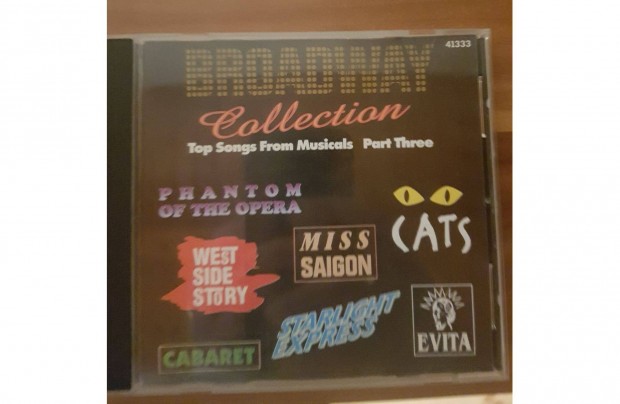 Broadway Collection - Top Songs From Musicals Part One & Three CD