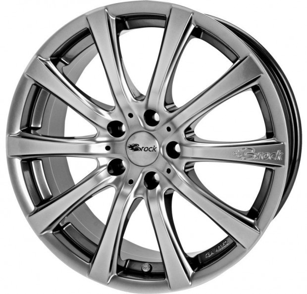 Brock B21 CSS - Króm ezüst 8X18 5X114,3 ET38 CB72,6 | alufelni |