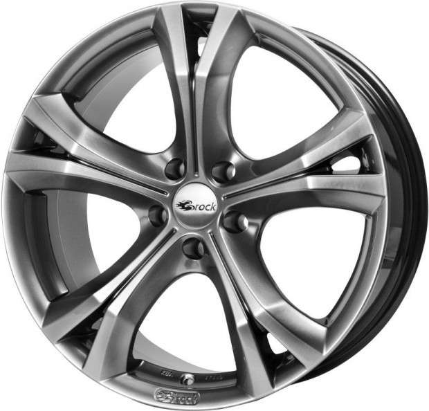 Brock B22 CSS - Króm ezüst 9X19 5X120 ET18 CB74,1 | alufelni |