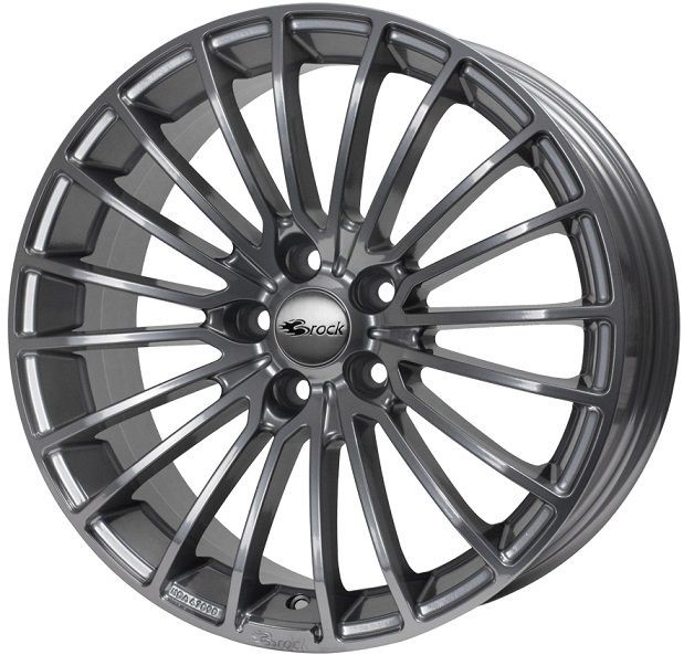 Brock B24 SCS - Szuper Króm ezüst 8X19 5X120 ET35 CB72,6 | alufelni |