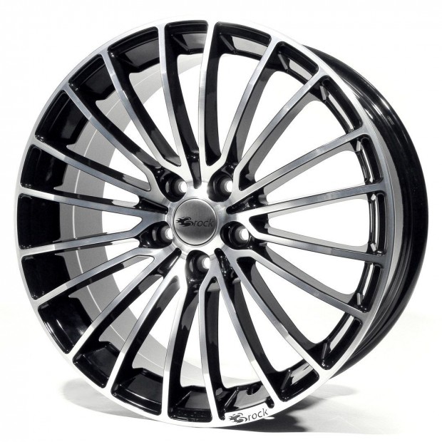 Brock B24 SGVP - Fényes fekete polírozott 7,5X17 5X108 ET45 CB72,6 |