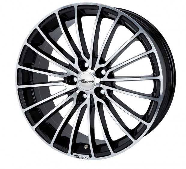 Brock B24 SGVP - Fnyes fekete polrozott 7,5X17 5X110 ET38 CB65,1 |