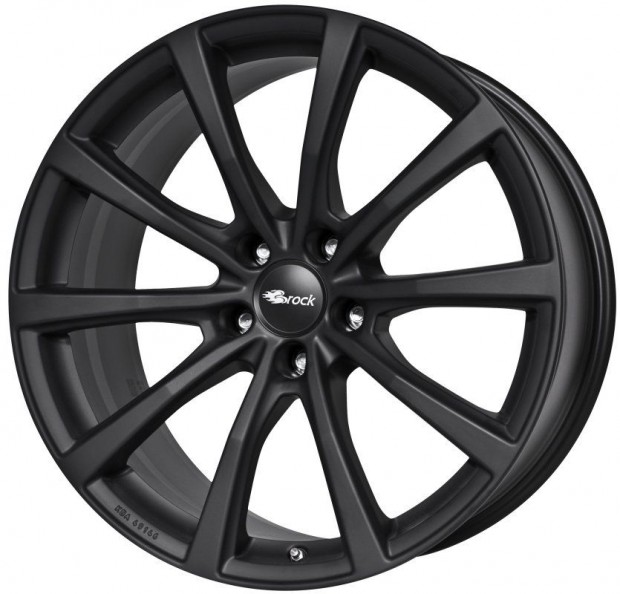 Brock B32 SKM - Vil�gos matt fekete 8,5X19 5X100 ET40 CB63,4 |
